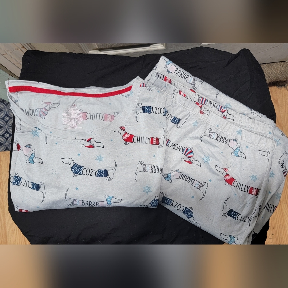 Secret Treasures Dachshund dog Pajama Set